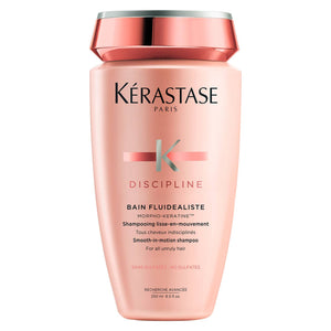 Shampoo Anti-Frizz Cabello Liso Bain Fluidealiste Sin Sulfatos Discipline 250 ml Kérastase