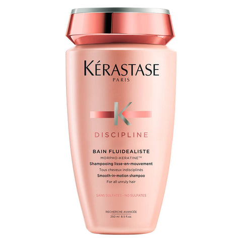 Shampoo Anti-Frizz Cabello Liso Bain Fluidealiste Sin Sulfatos Discipline 250 ml Kérastase